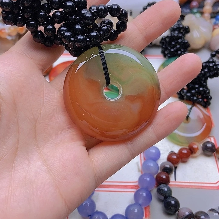 【闪购商品】未镶嵌玛瑙/玉髓珠宝半成品๓****