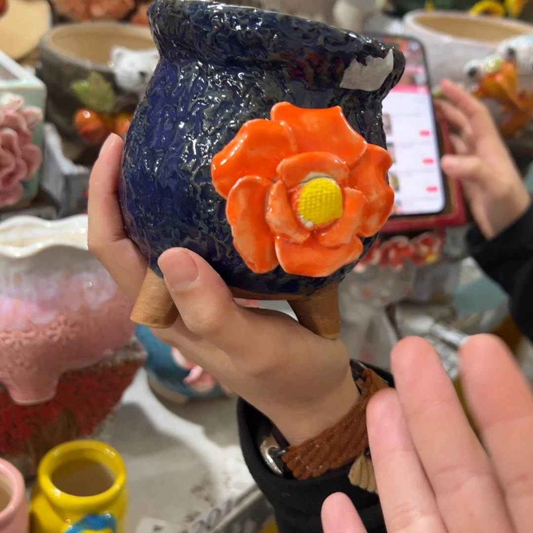 满20米秒退拉黑花盆