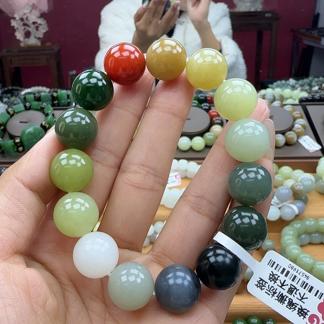 和田玉未镶嵌手链