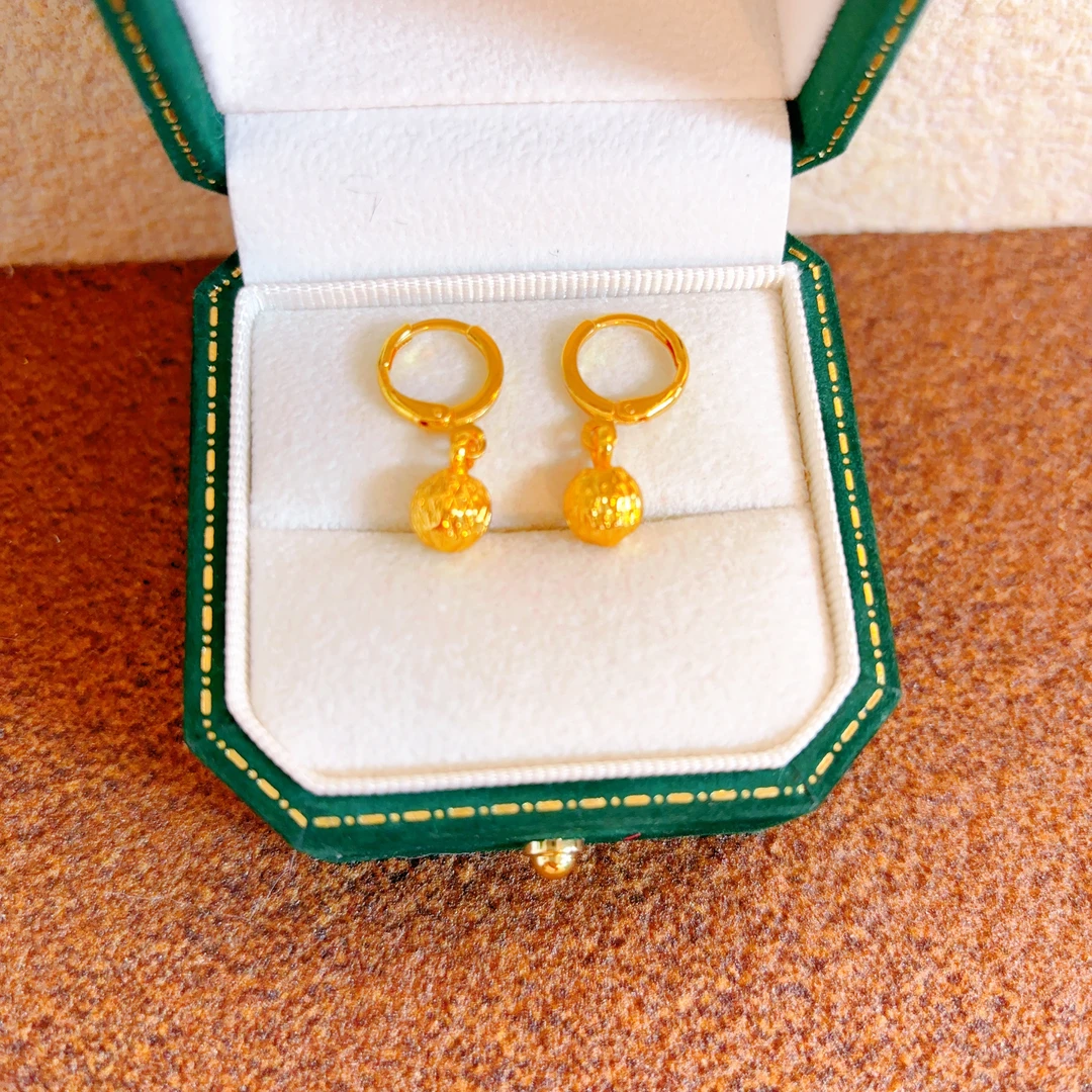 经典锤纹耳环40221