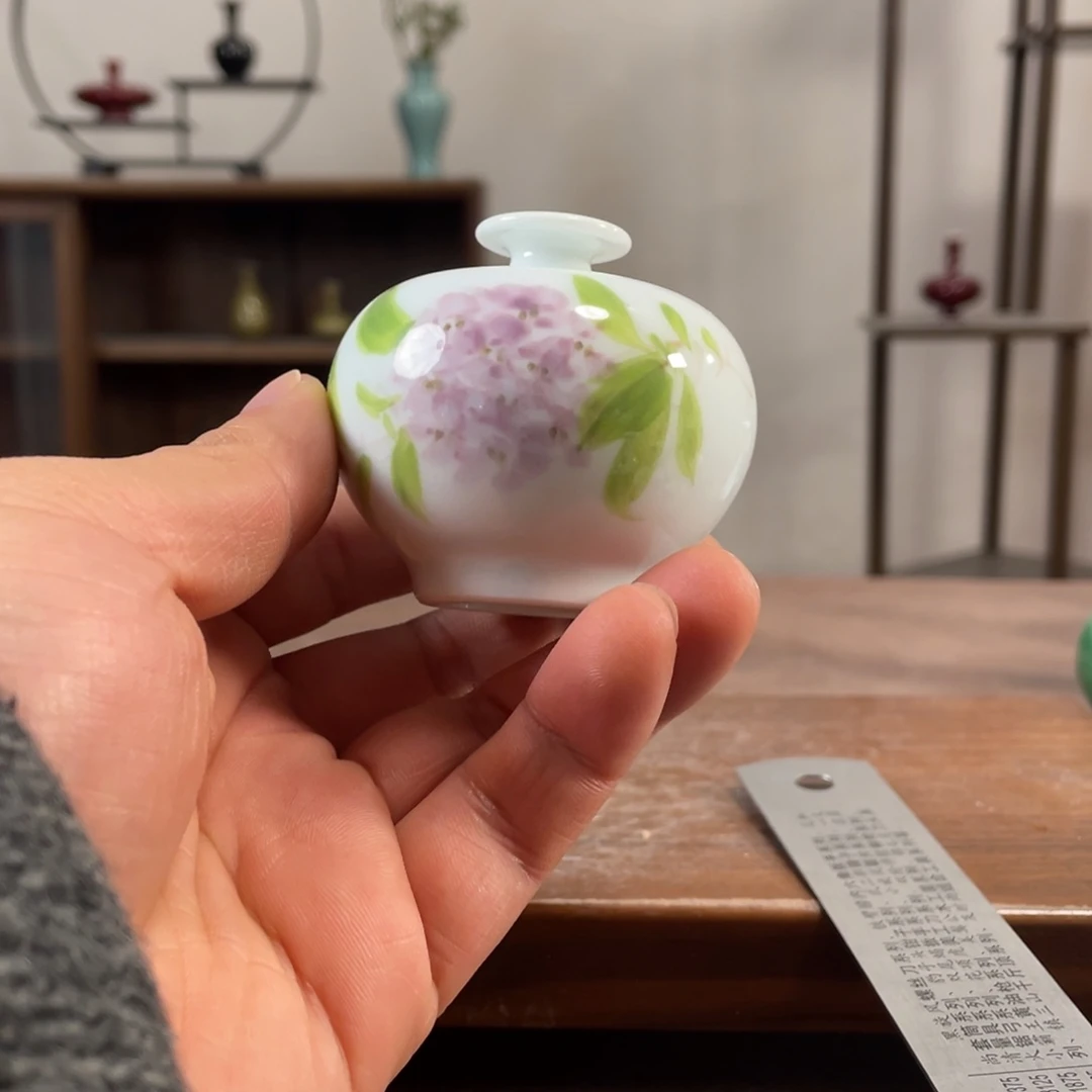 瓶花瓶摆件的时候我