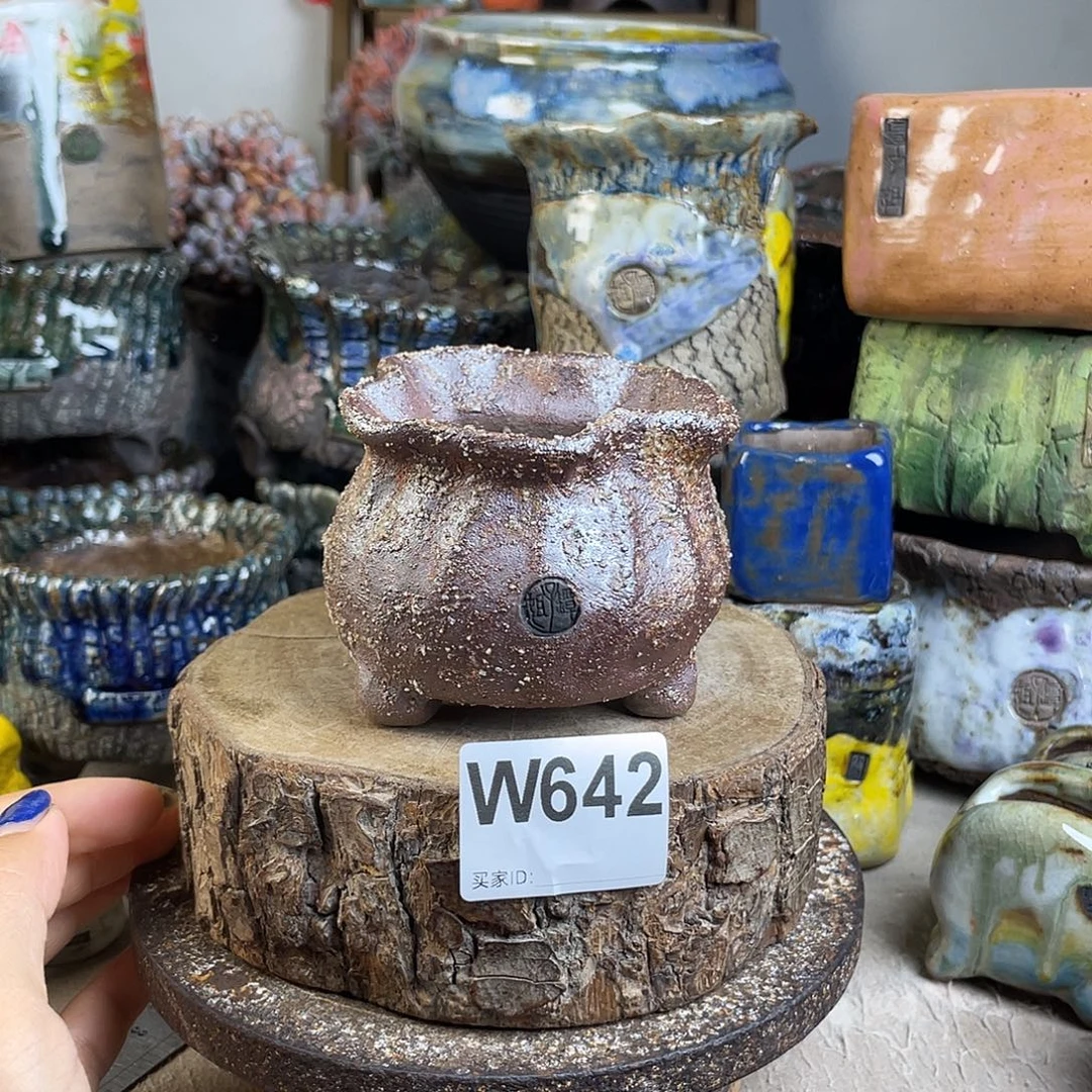开播福利陶瓷花盆 默认微次