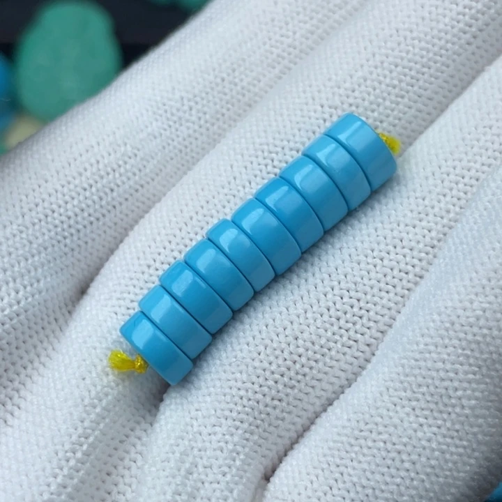 高瓷蓝8mm隔片一组