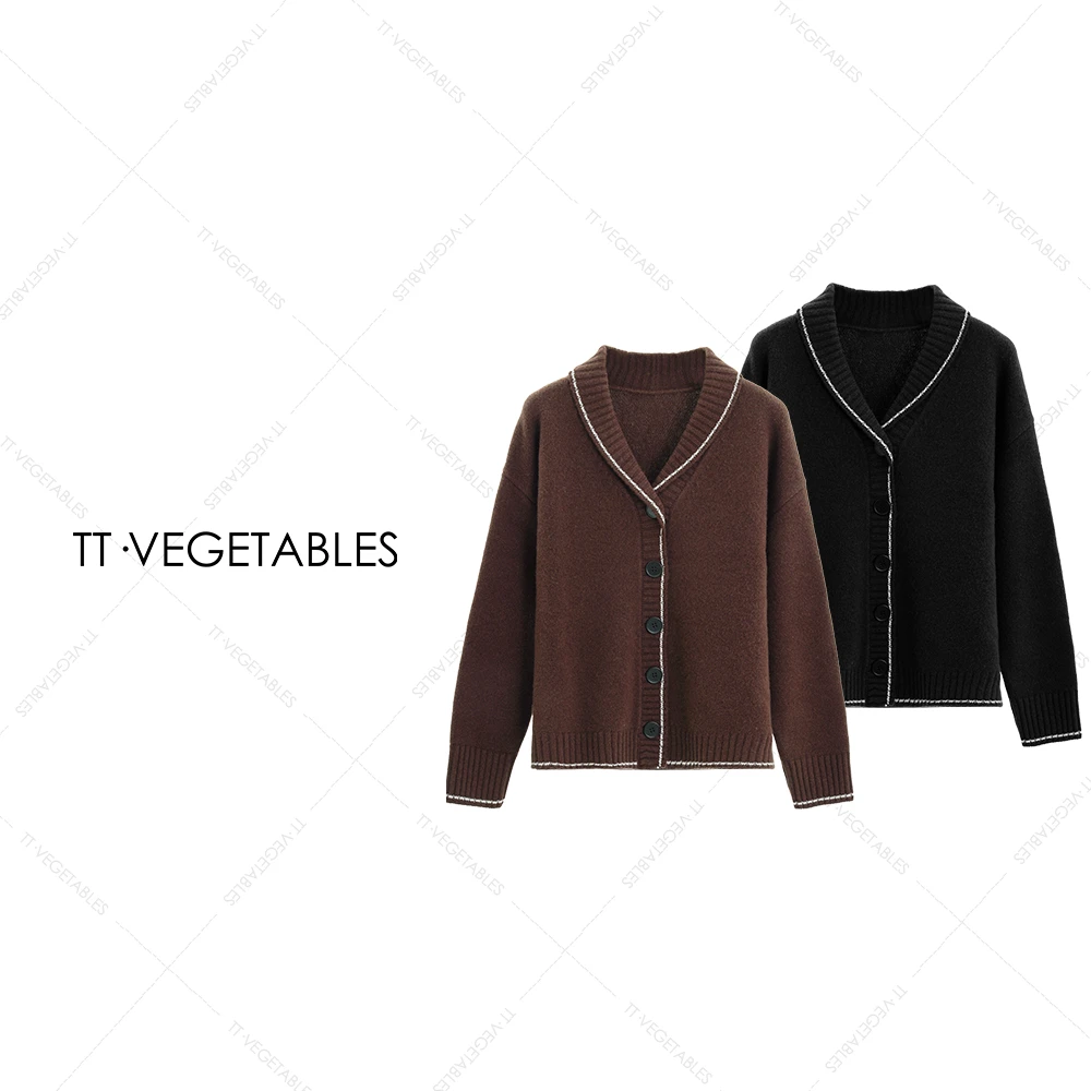 噢芬/小个子【芭妮】绵羊毛针织衫秋冬上衣小个子开衫521811