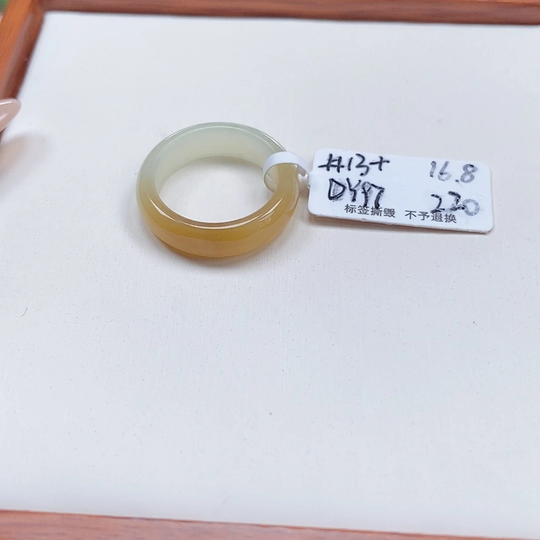 和田玉戒指未镶嵌囡**w专拍2-16.8