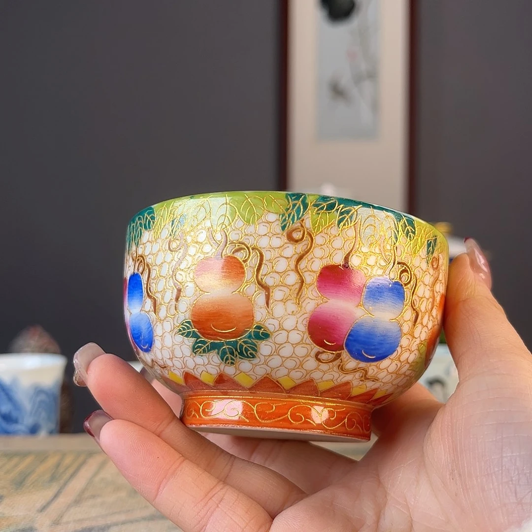 杯景德镇陶瓷茶杯多人