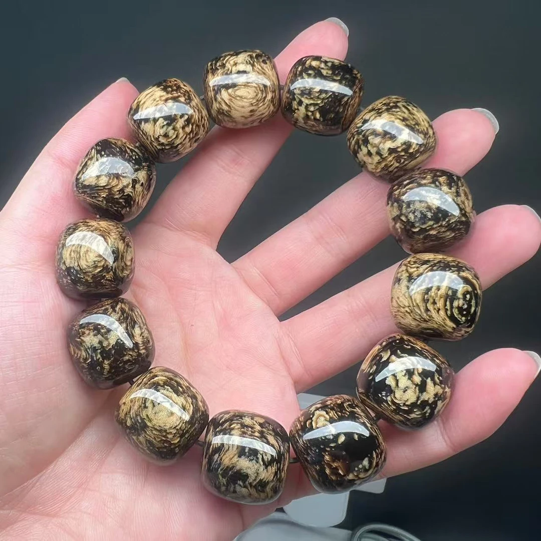 【血柳6级➕➕➕➕】血柳1.5老型珠单圈木雕