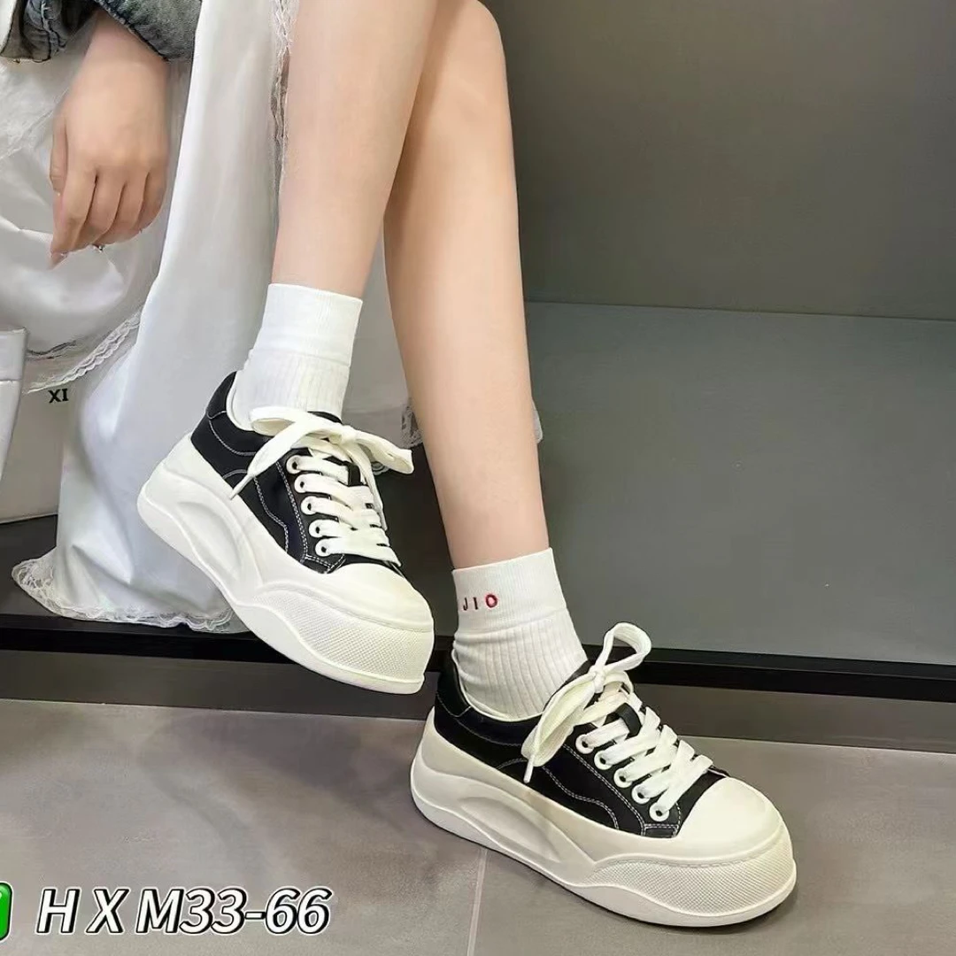 厚底增高小个子爆款休闲鞋女2025秋季新款鞋子百搭女款板鞋小白鞋
