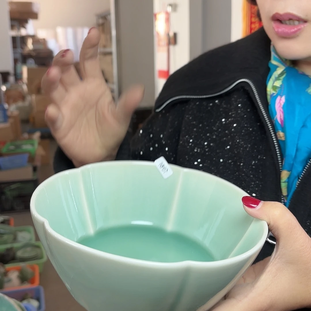 龙泉云间青瓷小米茶器