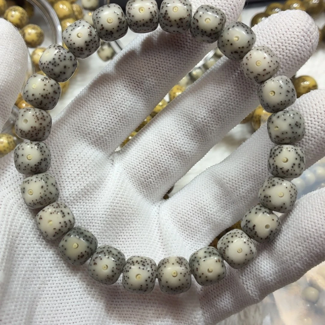 星月菩提手串青花瓷10桶