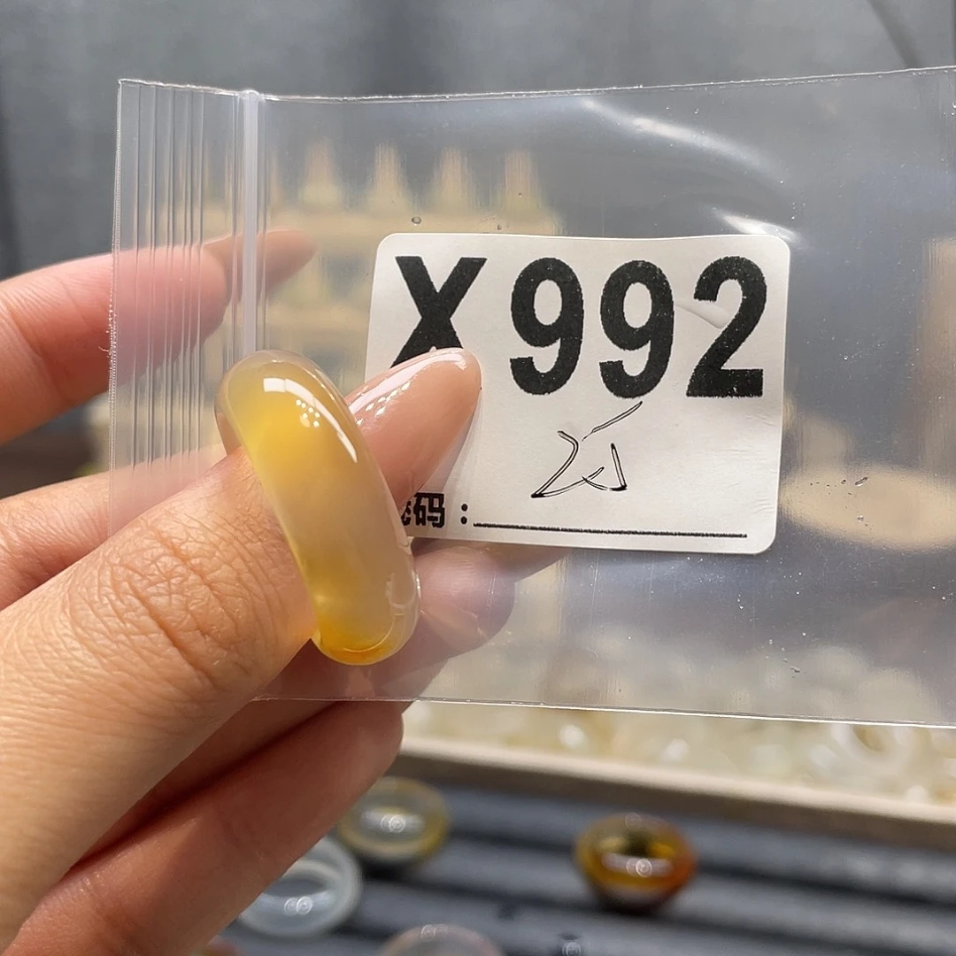 玛瑙/玉髓未镶嵌戒指992