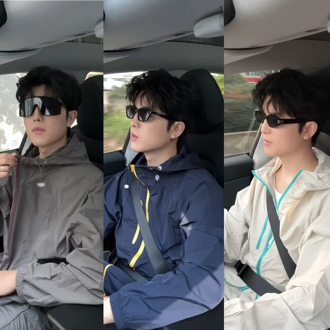 防晒衣轻薄短裤套装男潮牌短裤两件套百搭休闲宽松情侣连帽ins帅