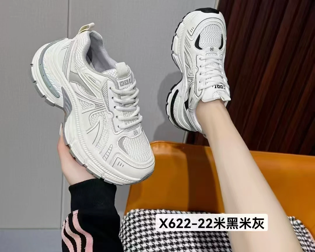 【亮一嗓专属】X622-22老爹鞋女2025年春季新款松糕透气休闲运动鞋