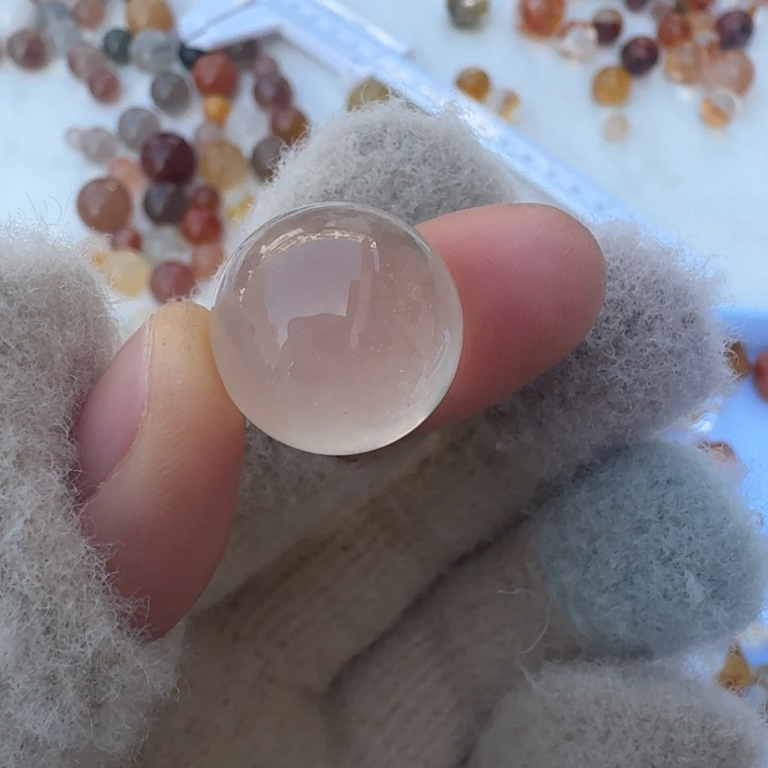 珠宝半成品黄晶未镶嵌