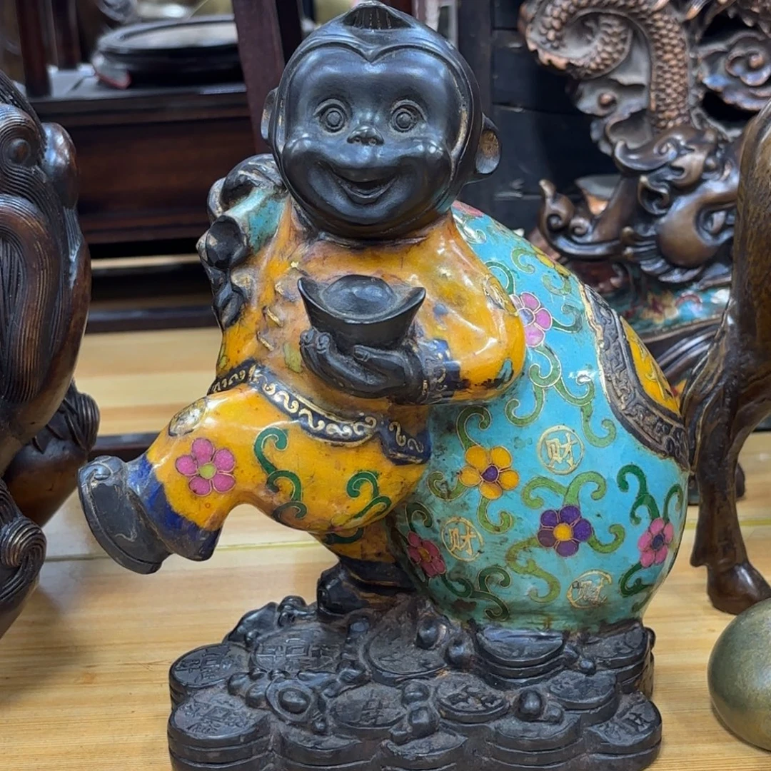 黄铜小猴子包邮到家