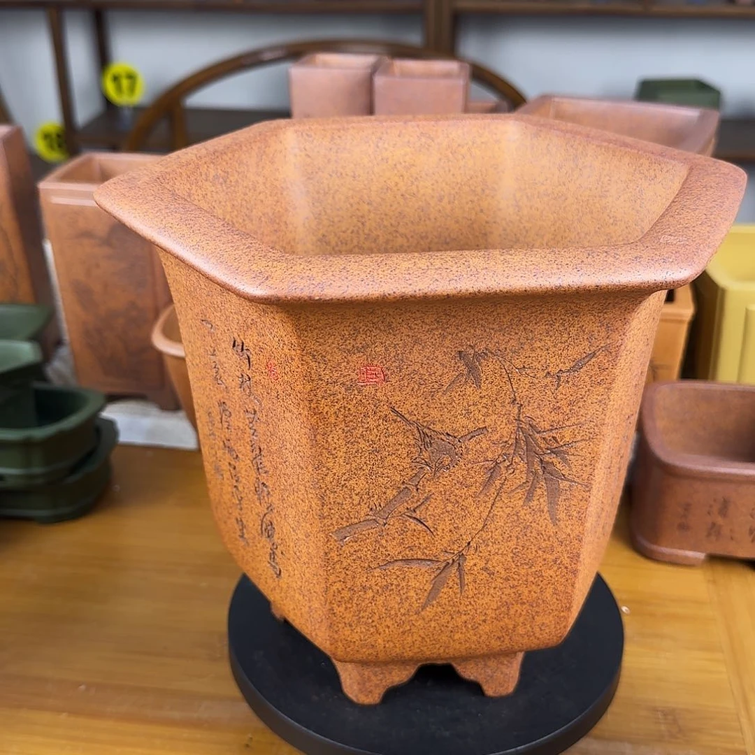 紫砂花盆用****6紫砂花盆