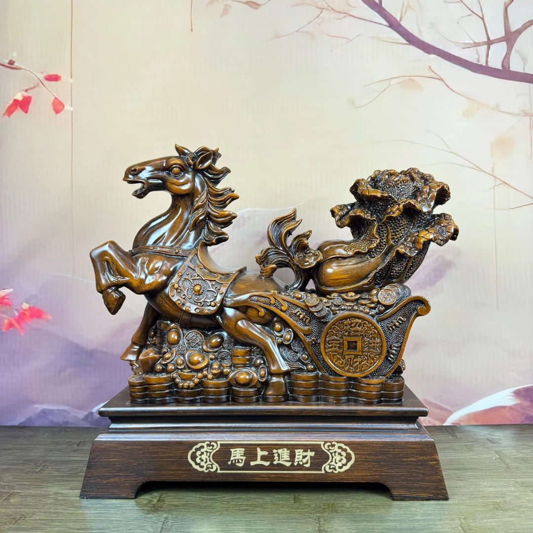 马拉白菜摆件（长37高35cm）办公室门店前台柜台博古架玄关客厅摆件