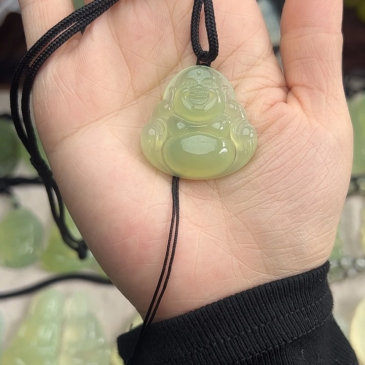 合金岫玉颈饰吊坠
