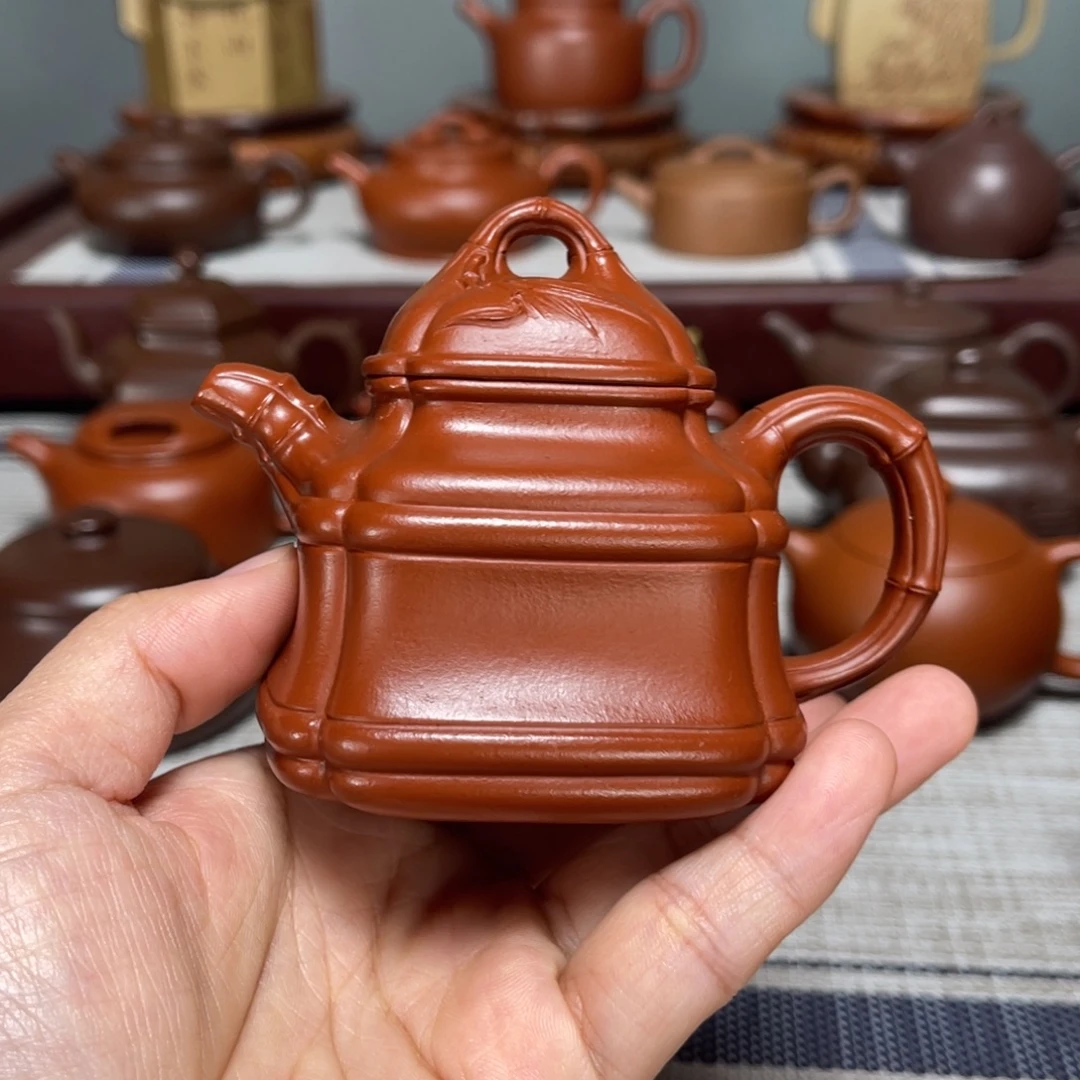 ****茶壶紫砂全手工制作140cc