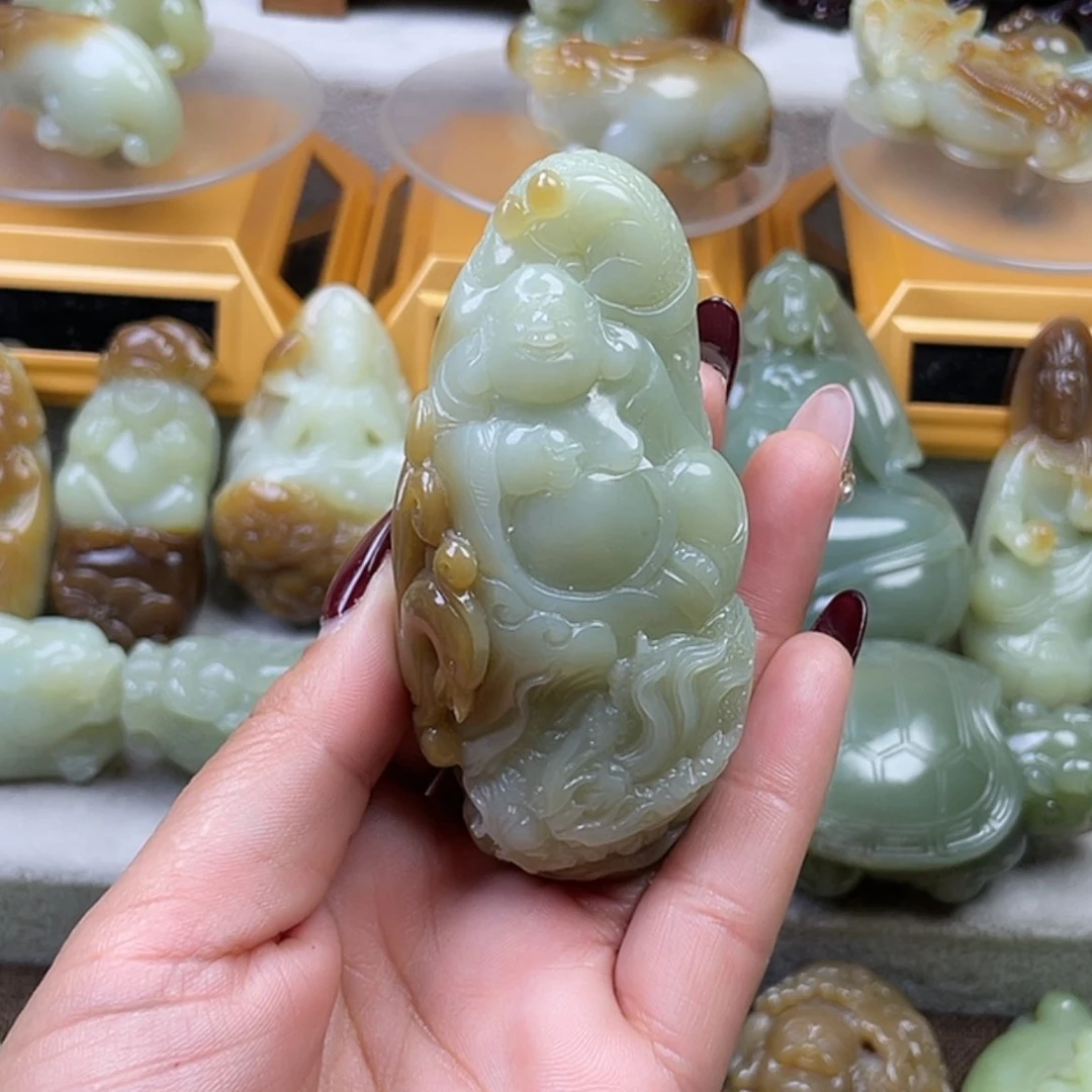 【闪购商品】和田玉把件未镶嵌毛***仰