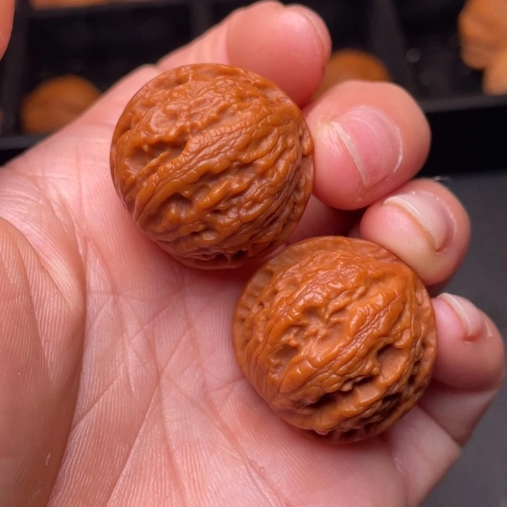 文玩核桃把件秦岭野生核桃