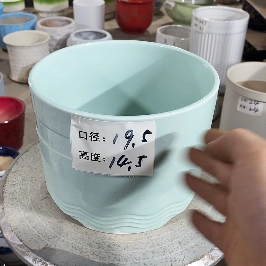 【闪购商品】陶瓷微瑕花盆-034-1个兰