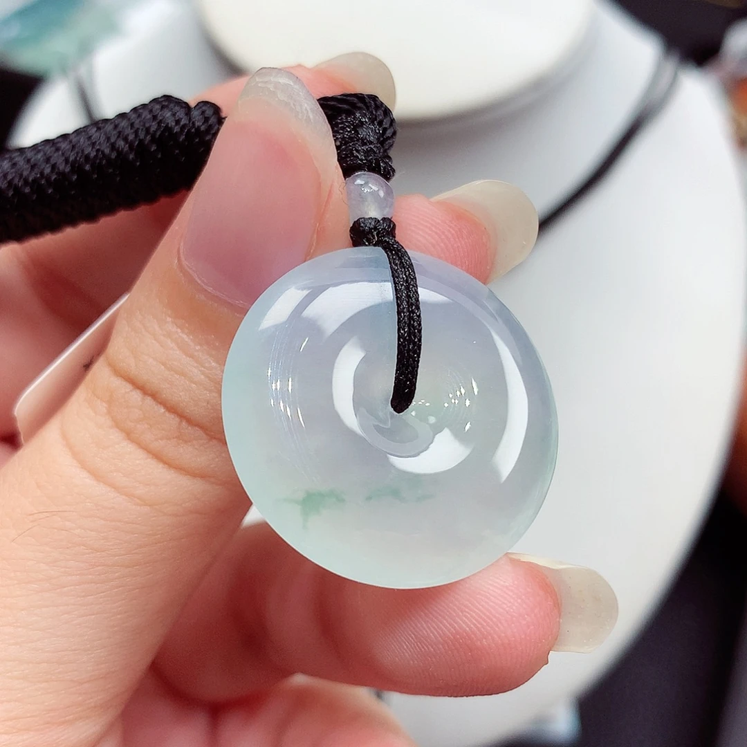 翡翠未镶嵌颈饰翡翠133，25.7/6