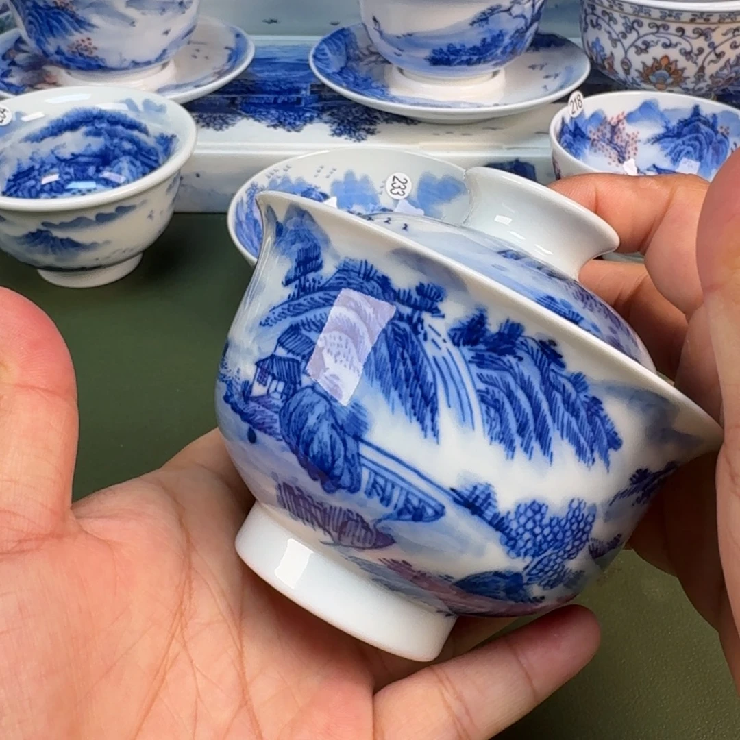 景德镇纯手绘茶具圆圆265