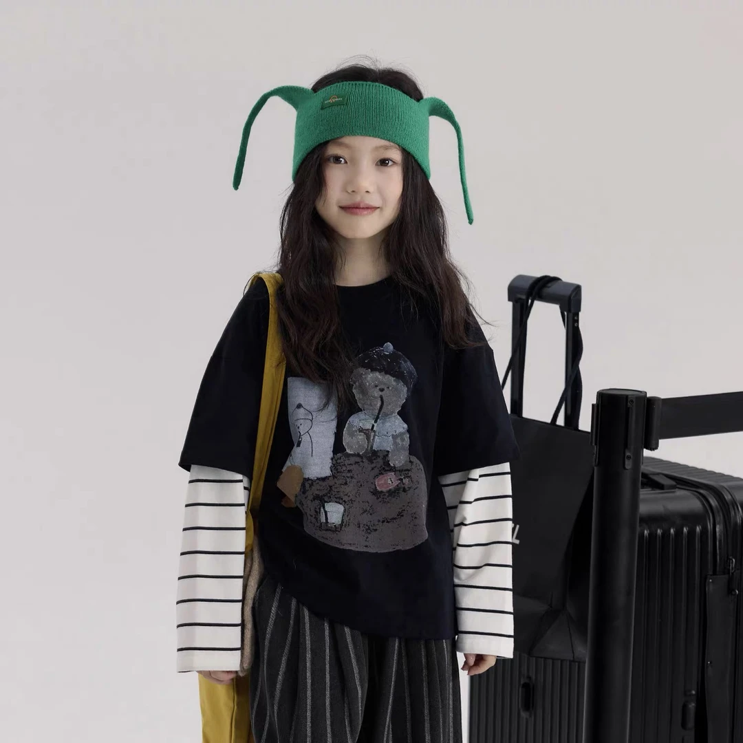 W童品，2025套装春秋季新款女童中大童套装洋气韩版4122