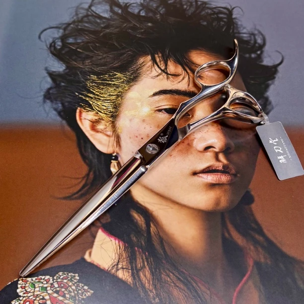 正品狐牌GFM剪刀平剪6.5/7寸火山狐手型发型师狐剪发廊