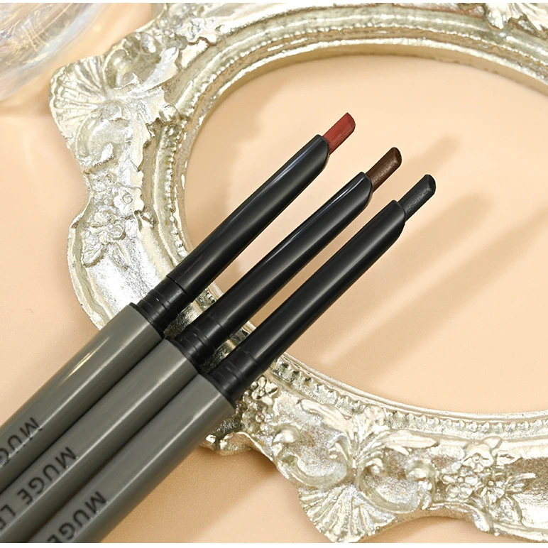 新中式眼线胶笔扁头刀锋持久防晕染防水顺滑卧蚕眼线胶笔斜头砍刀