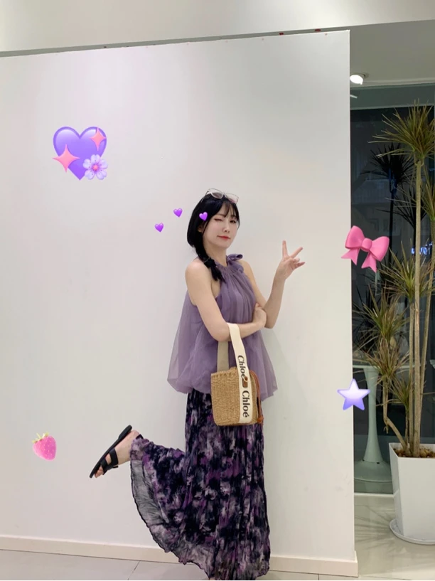 韩系风休闲风时尚吊带百搭气质韩版法式
