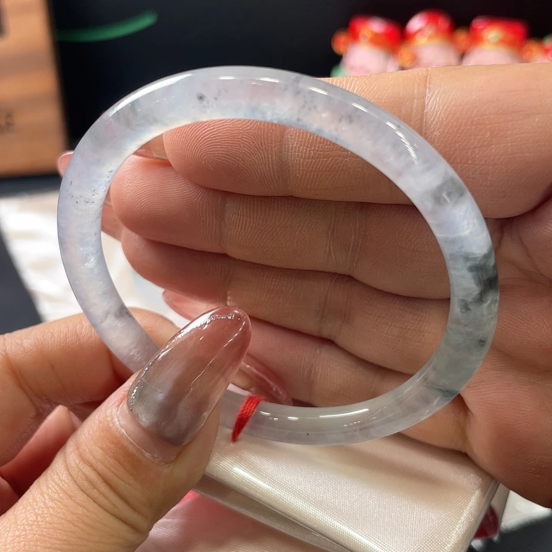 翡翠未镶嵌手镯55.2圆条