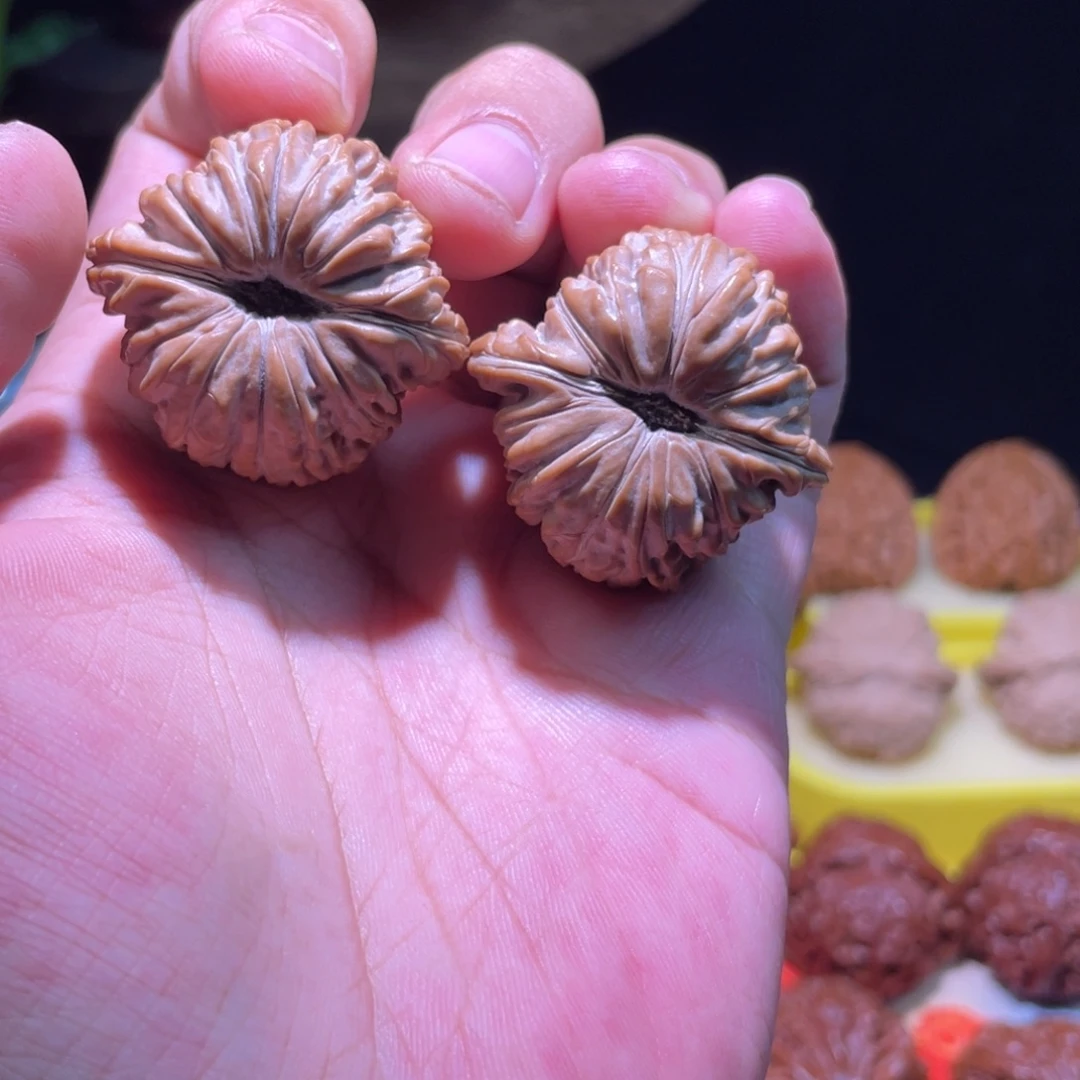 把件文玩核桃38全品汉高拱桥红皮楼子