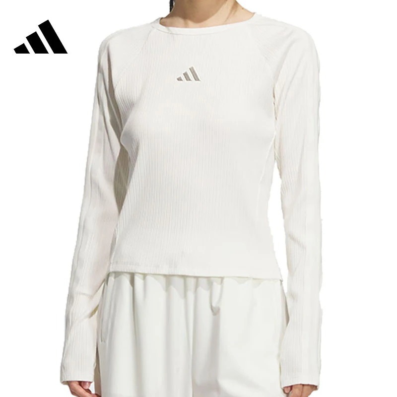 adidas阿迪达斯女子运动休闲长袖T恤KB7754