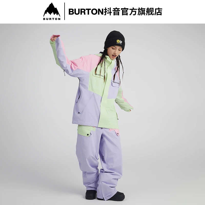 BURTON伯顿新手旗舰店男女Circus Tricolor滑雪服Goretex2L