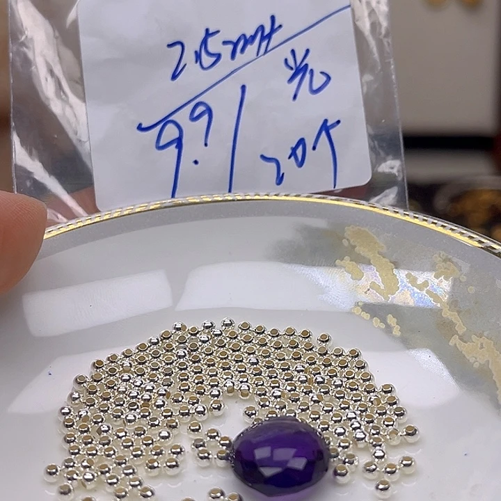 银S925镶嵌颈饰紫晶紫晶925镶嵌140