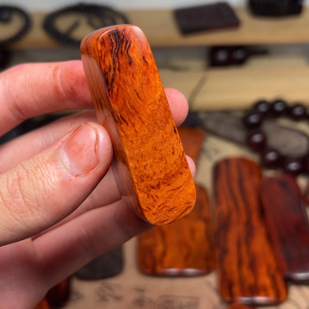 碎***木小叶紫檀把件印度小叶紫檀