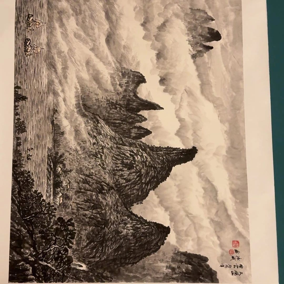 国画黎老师作品画作