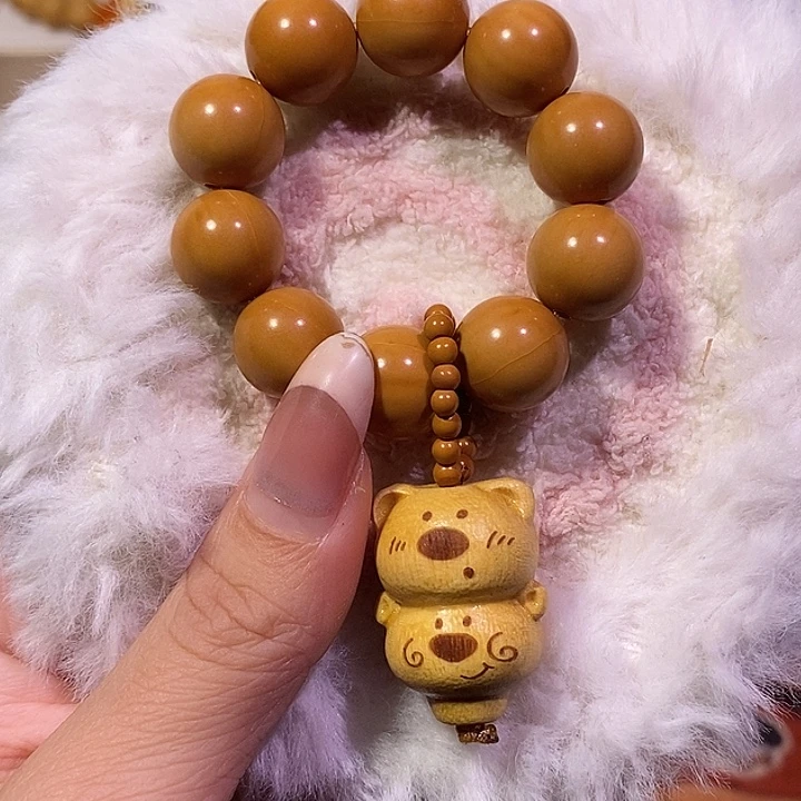 猴头核桃手串圆珠手黏猴头设计款全品