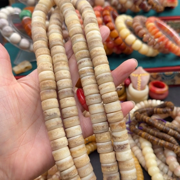 橘***゛牛骨手串/手链嘎嘎14尺寸长串