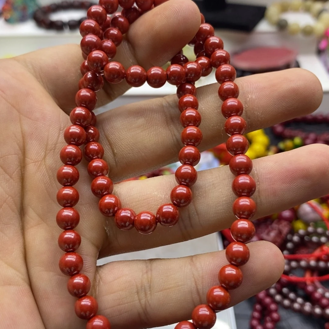 天然辰砂朱砂6mm90