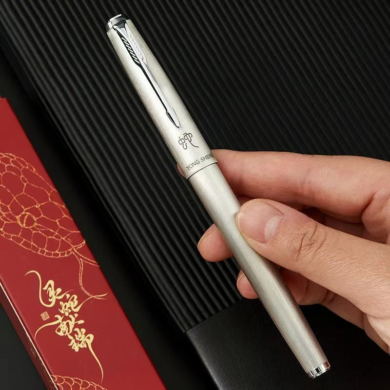 【山舞银蛇】永生金属硬笔书法练字美工钢笔成人书法弯尖美工钢笔