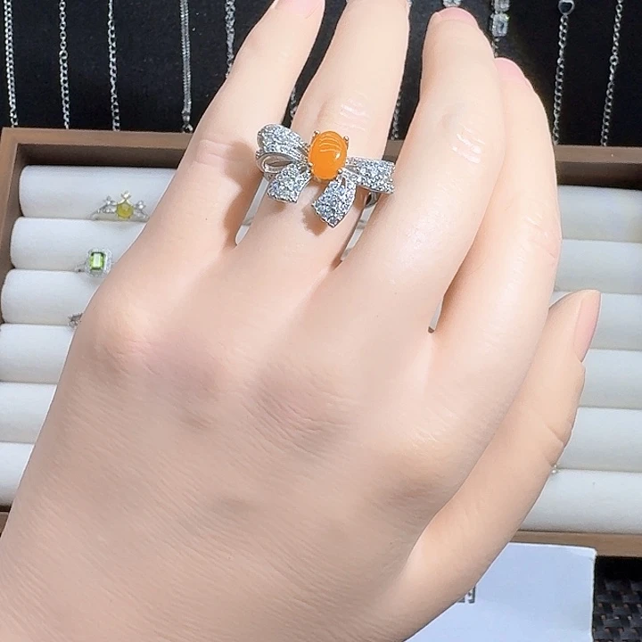 欧泊银S925镶嵌戒指