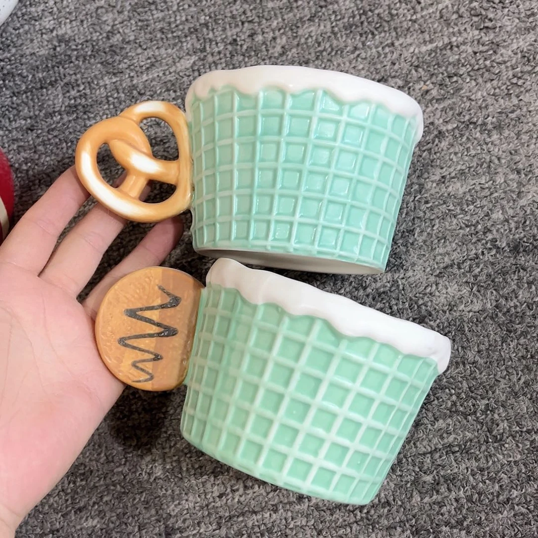 2只杯子陶瓷餐具系列