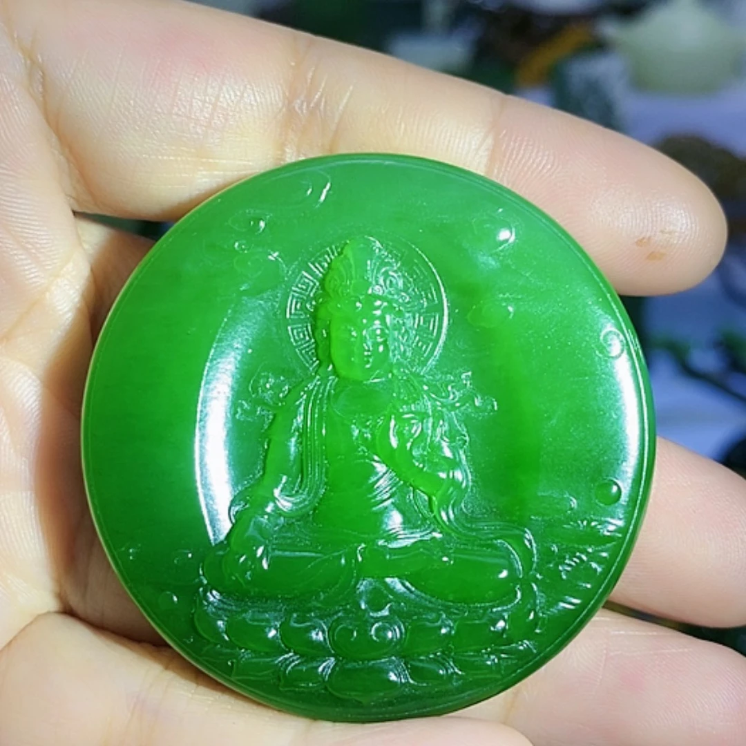 【闪购商品】未镶嵌和田玉（碧玉）挂件