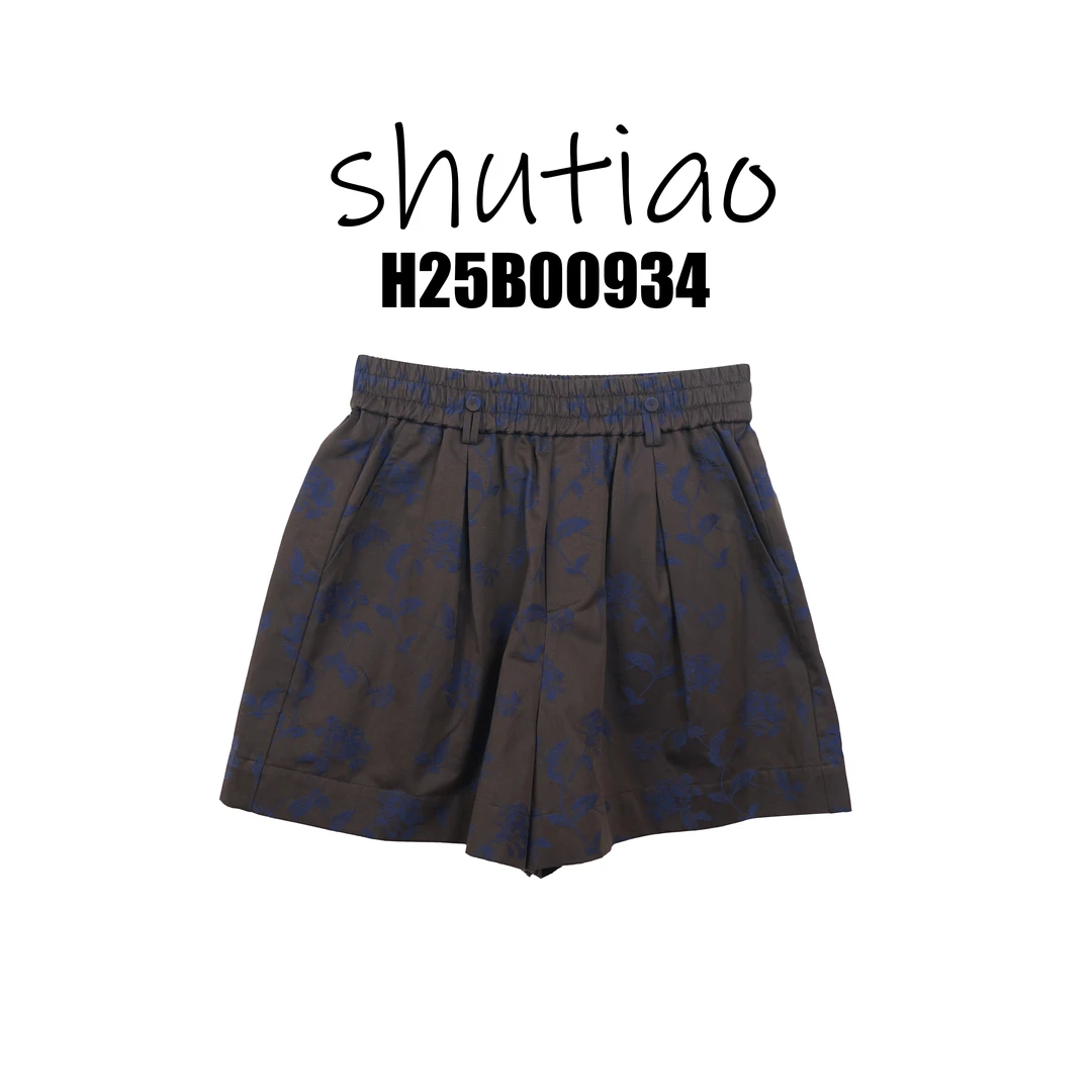 【SHUTIAO】2025春夏：新款小众设计款短裤H25B00934