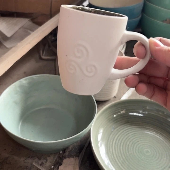 瓷外贸尾货微瑕疵4个