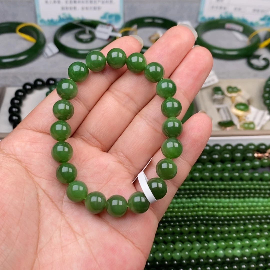 未镶嵌手串和田玉（碧玉）卡10