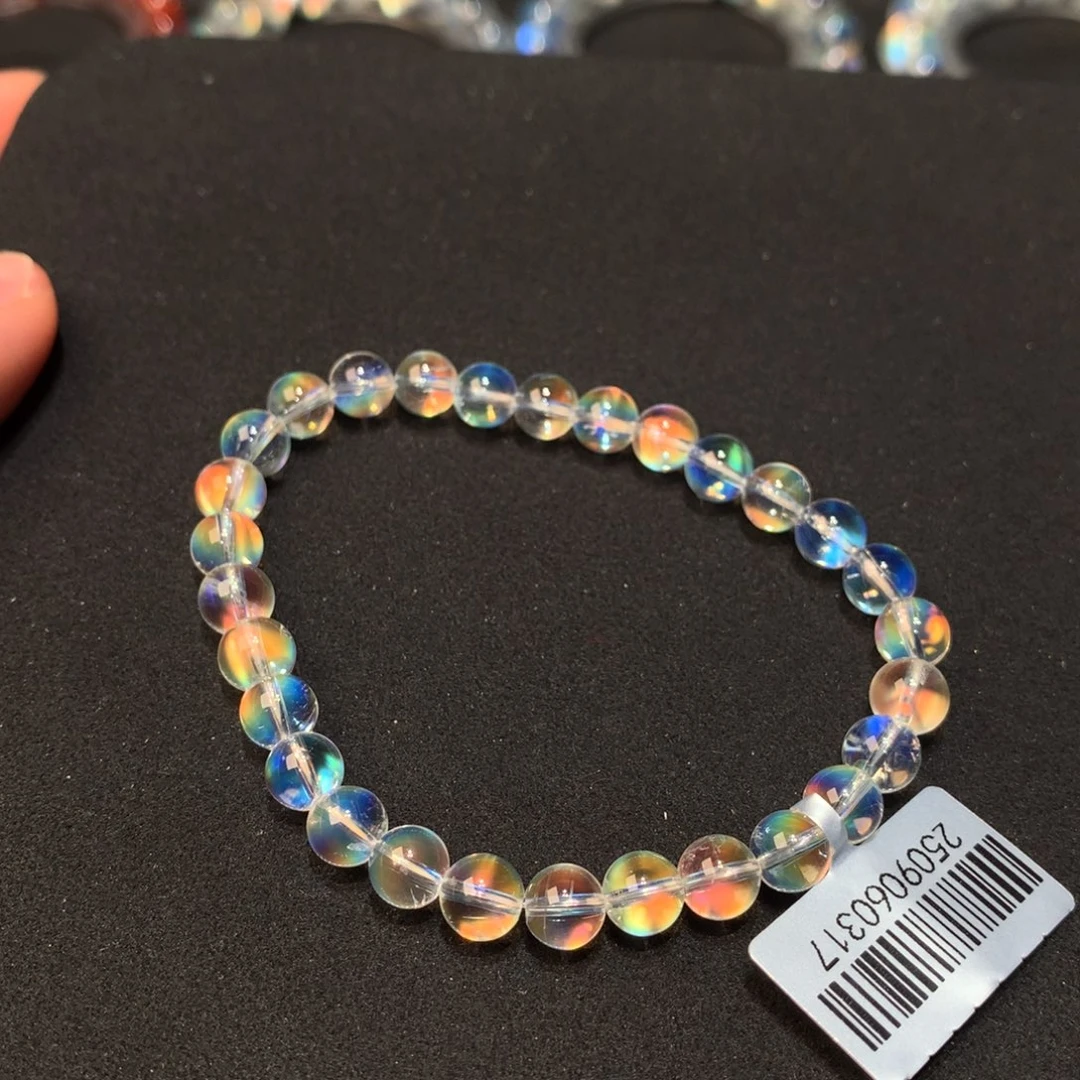 未镶嵌手链月光石6.5